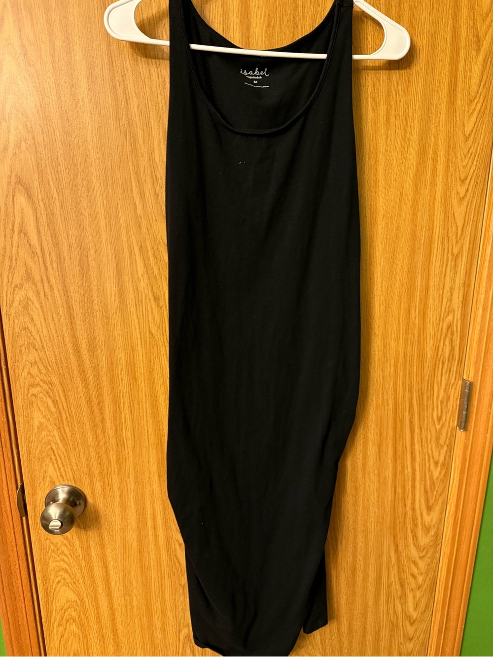 Isabel Black Sleeveless Midi Tank Dress